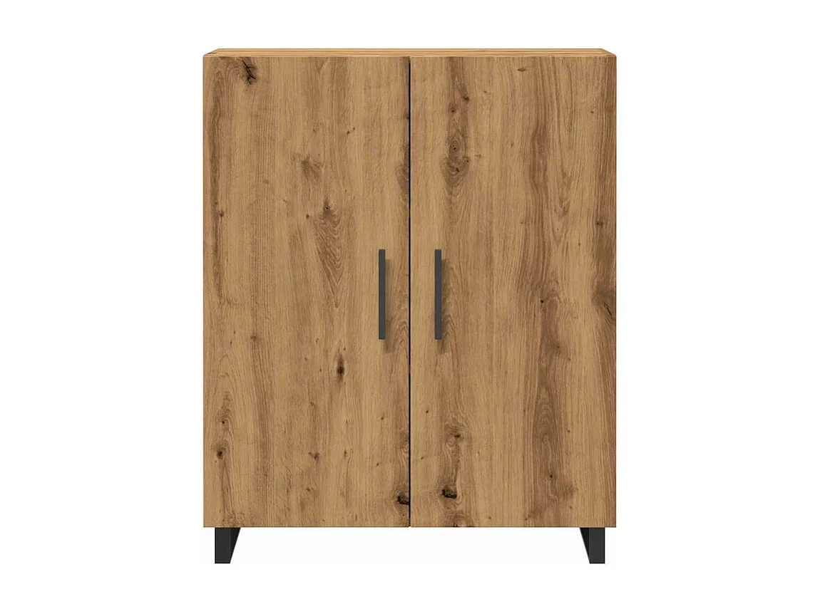 Buffet chêne artisanal 69,5x34x90 bois d'ingénierie