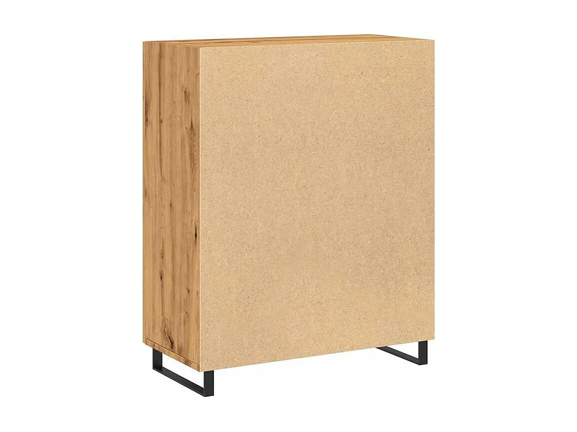 Buffet chêne artisanal 69,5x34x90 bois d'ingénierie