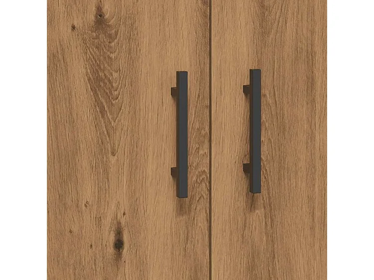 Buffet chêne artisanal 69,5x34x90 bois d'ingénierie