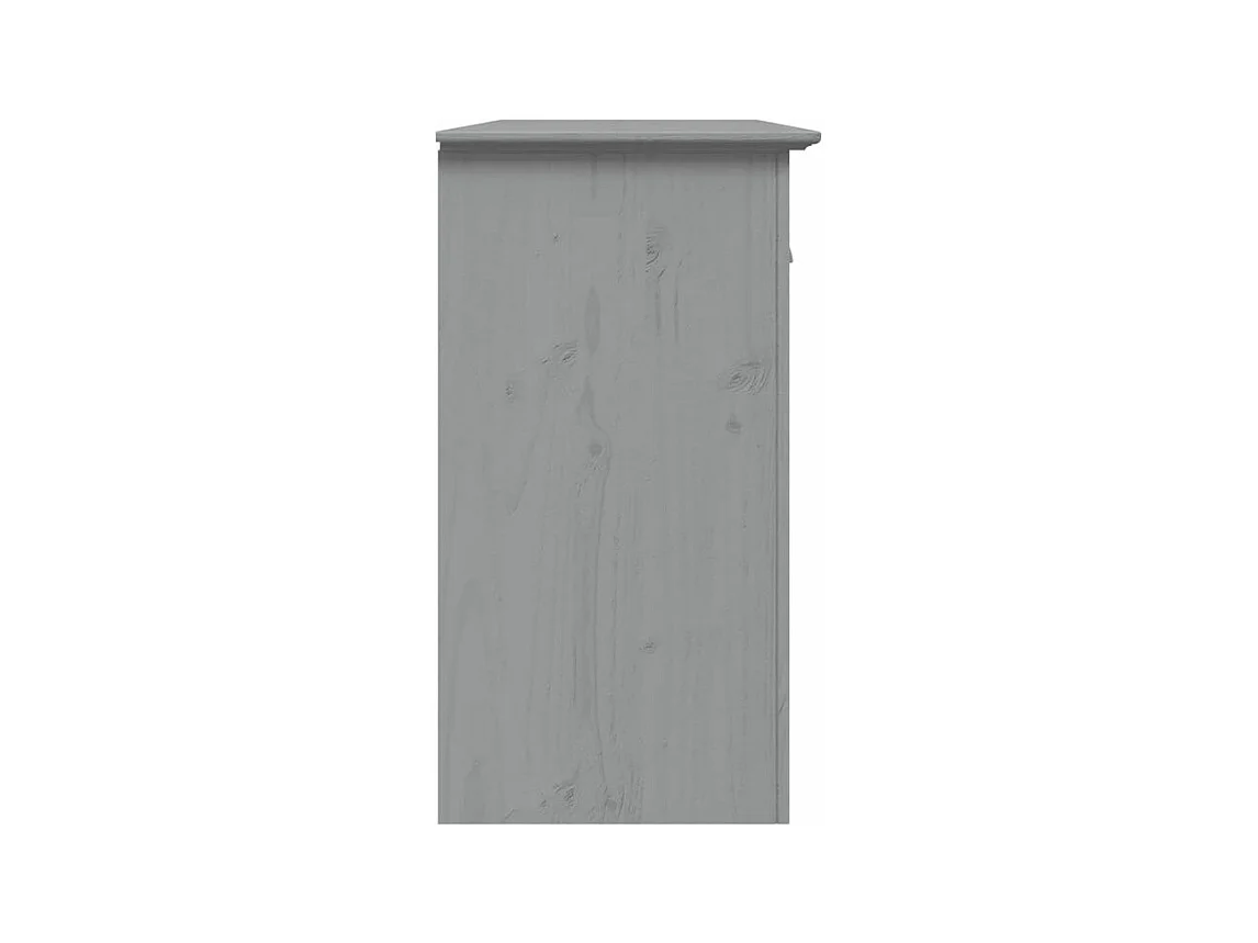 Buffet BODO gris 115,5x44x80 bois massif de pin