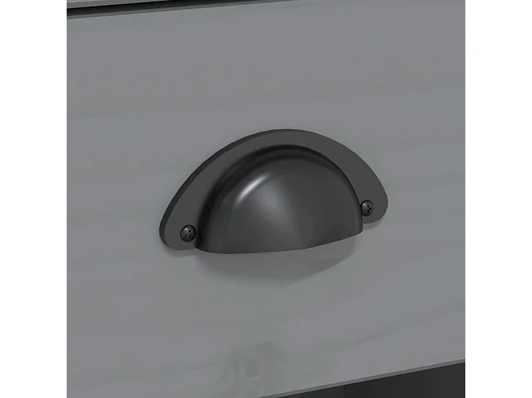 Buffet BODO gris 115,5x44x80 bois massif de pin