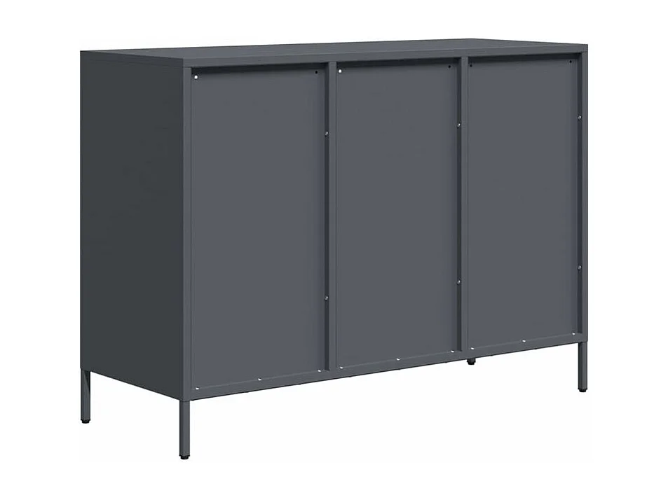 Buffet anthracite 101,5x39x73,5 acier laminé à froid