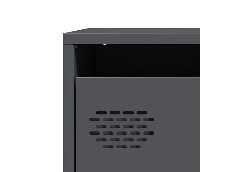 Buffet anthracite 101,5x39x73,5 acier laminé à froid