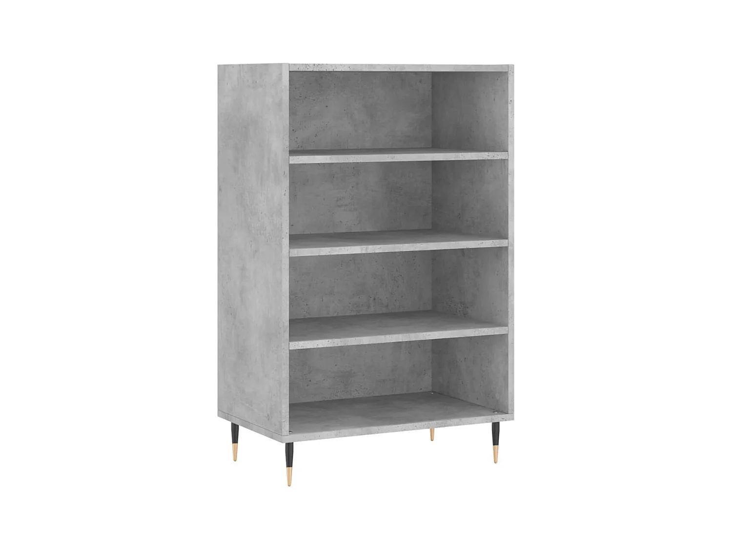 Buffet haut gris béton 57x35x90 bois d'ingénierie