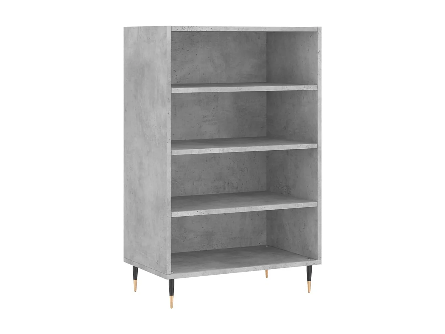 Buffet haut gris béton 57x35x90 bois d'ingénierie