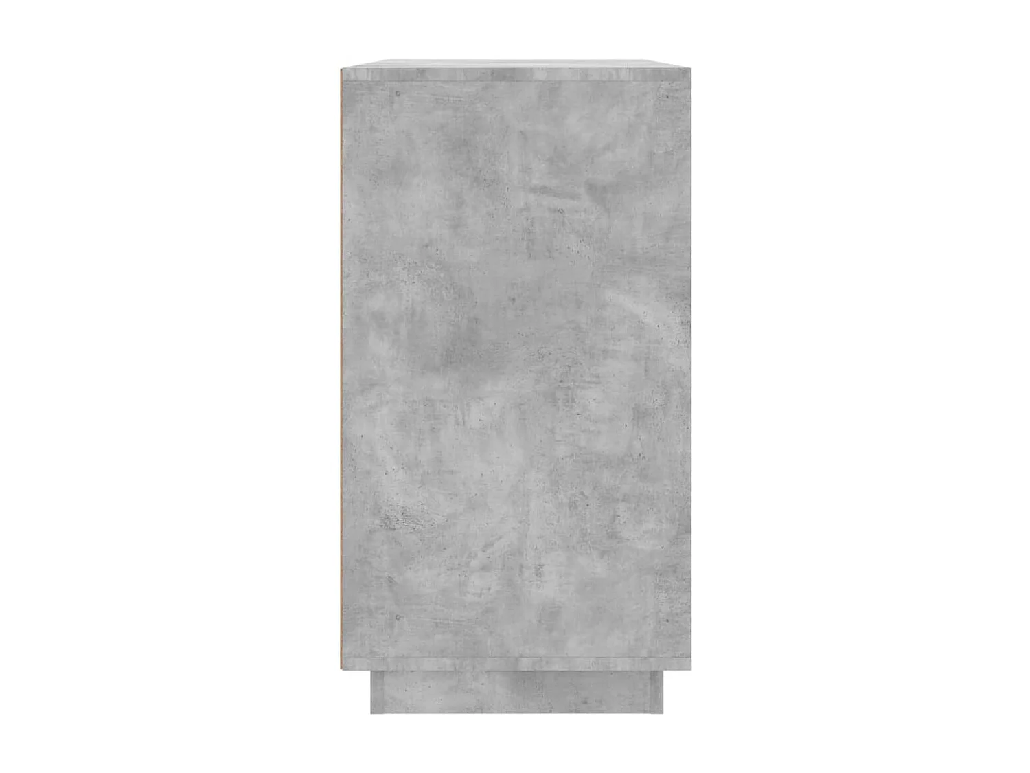 Buffet gris béton 80x34x75 bois d'ingénierie