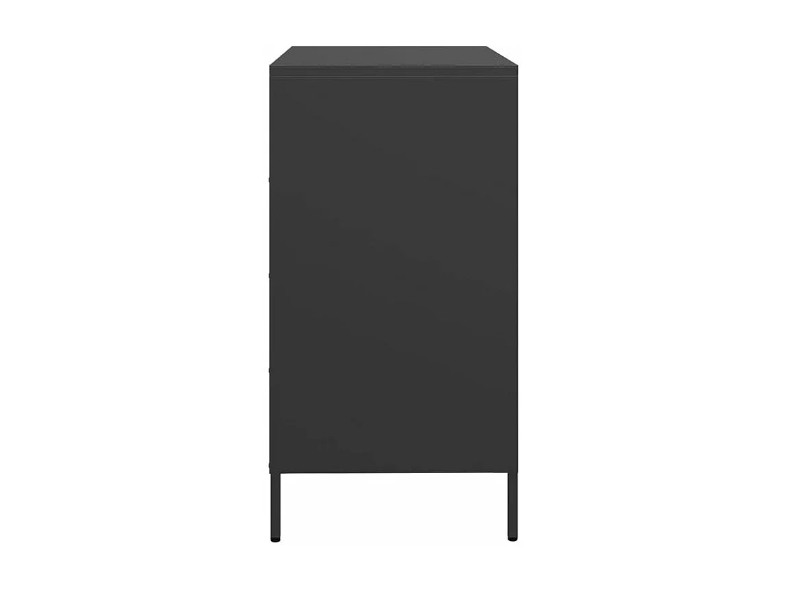 Buffet noir 68x39x73,5 acier laminé à froid