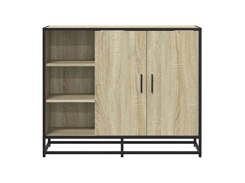 Buffet chêne sonoma 92x35x76 bois d'ingénierie