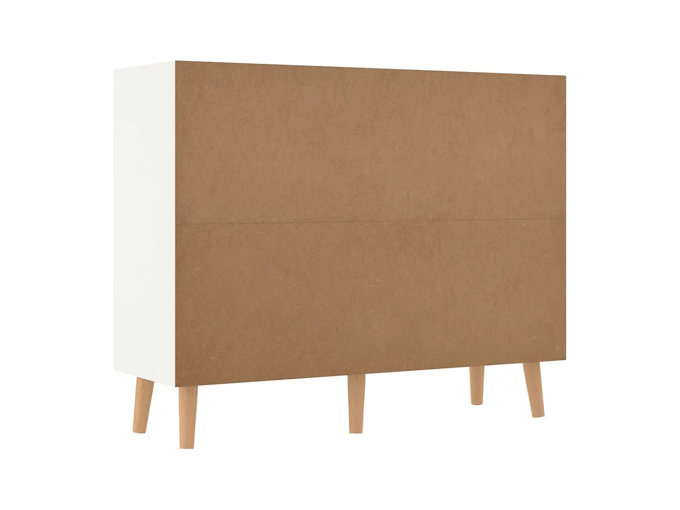 Buffet Blanc et chêne sonoma 90x30x72