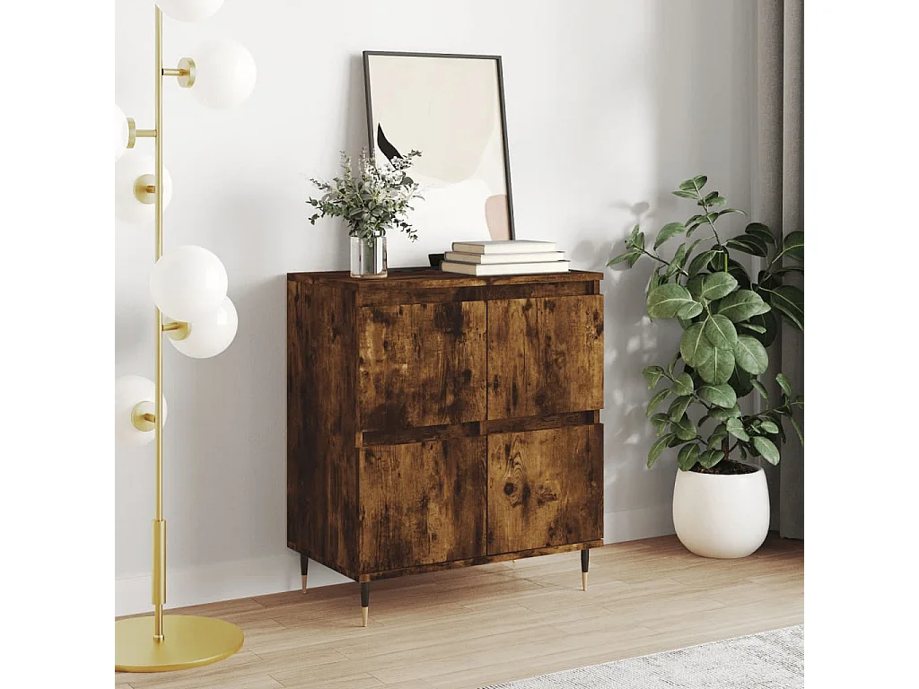 Buffet Chêne fumé 60x35x70 Bois d'ingénierie