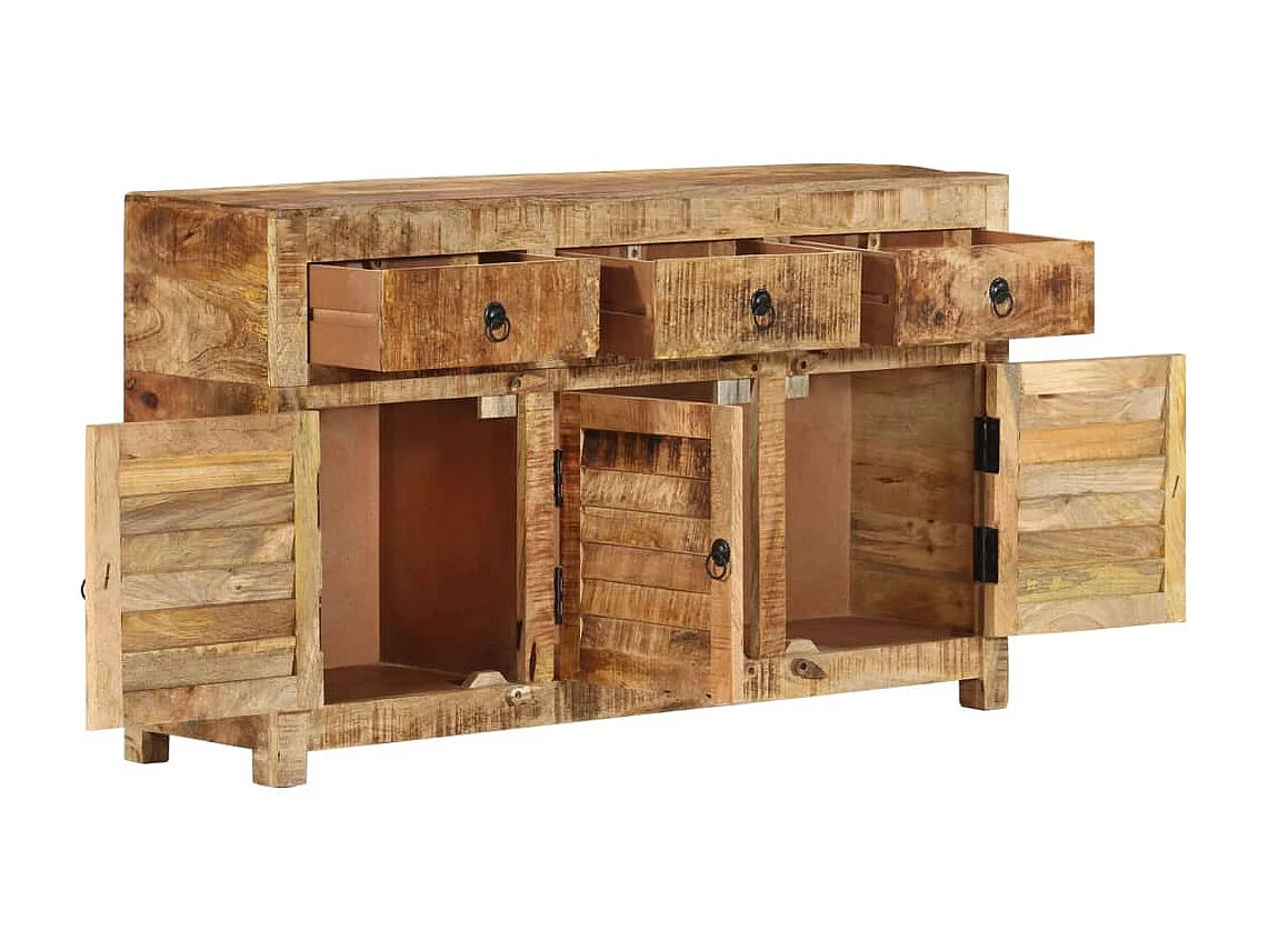 Buffet 110x30x65 Bois massif de manguier