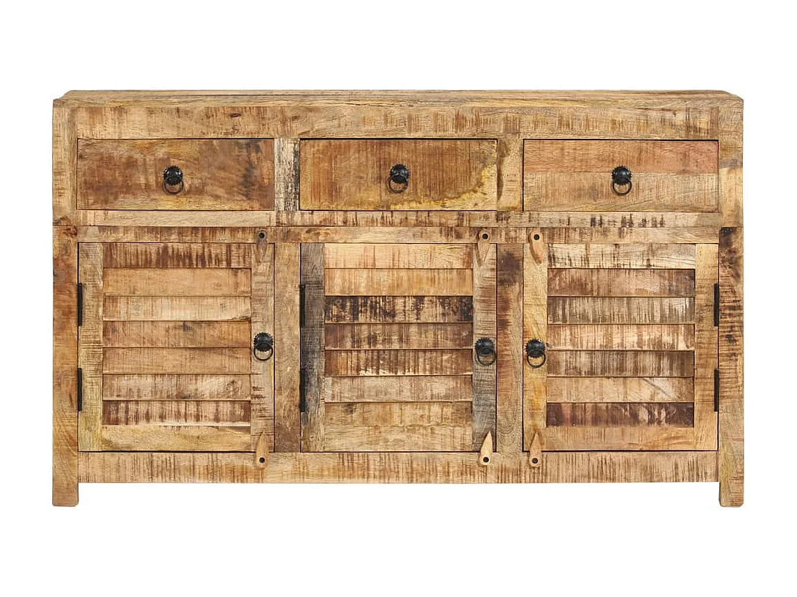 Buffet 110x30x65 Bois massif de manguier