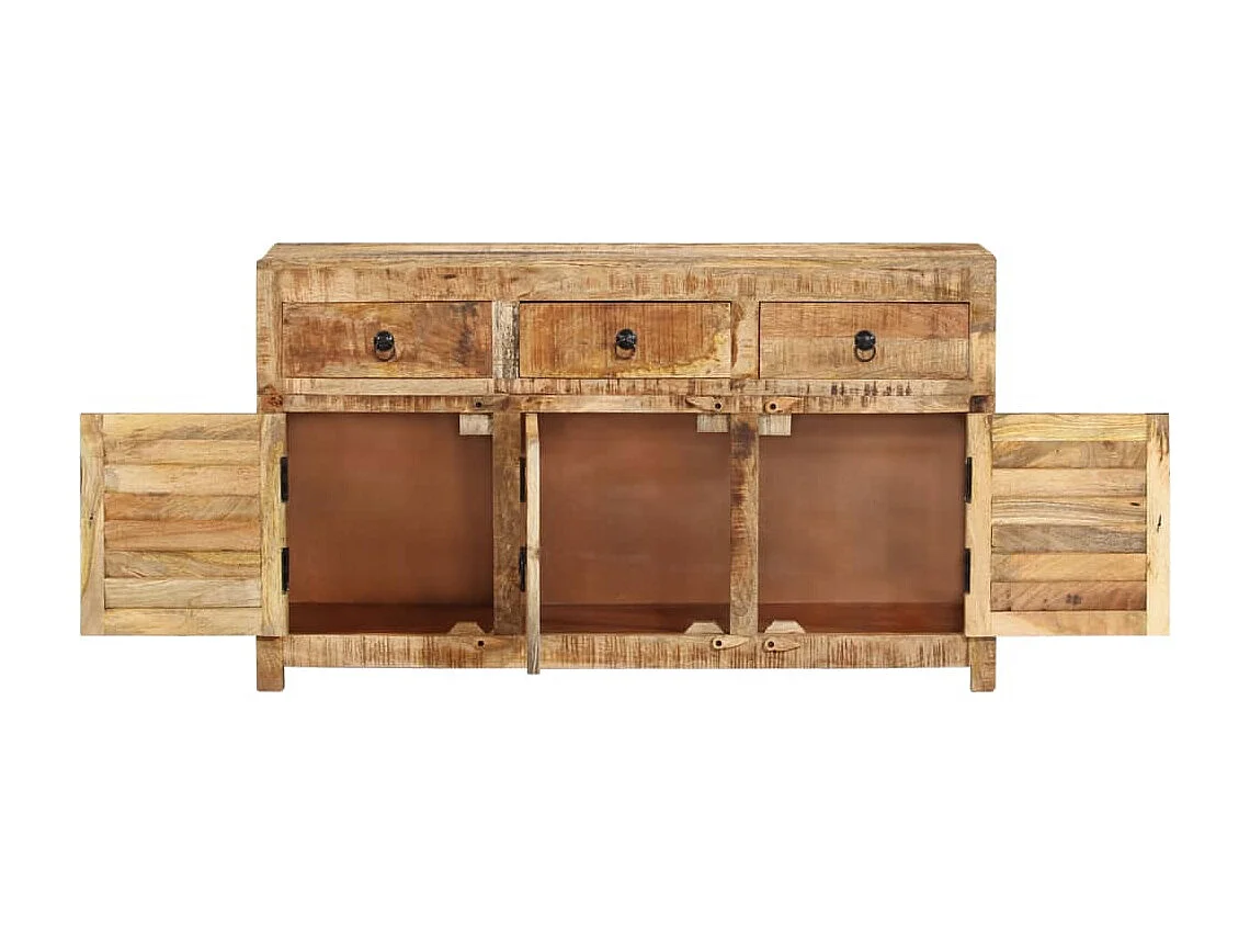 Buffet 110x30x65 Bois massif de manguier