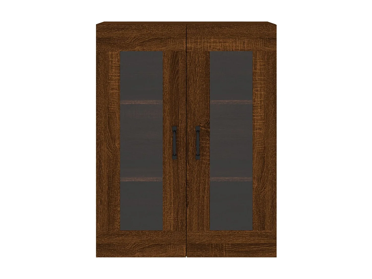 Armoires murales 2 pcs chêne marron bois d'ingénierie