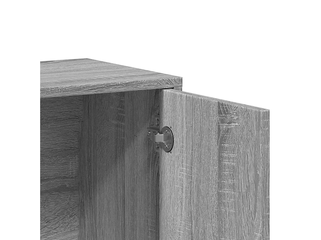 Buffet sonoma gris 60x31x70 bois d'ingénierie
