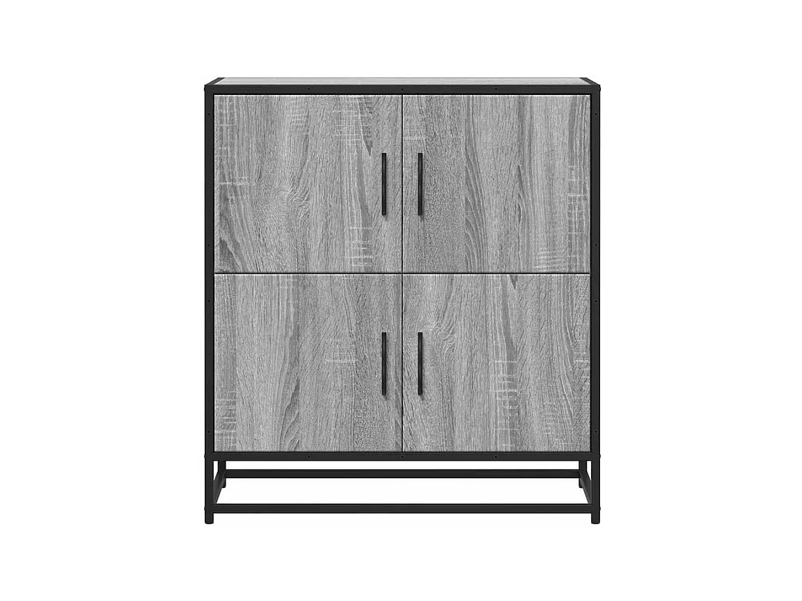 Buffet sonoma gris 68x35x76 bois d'ingénierie