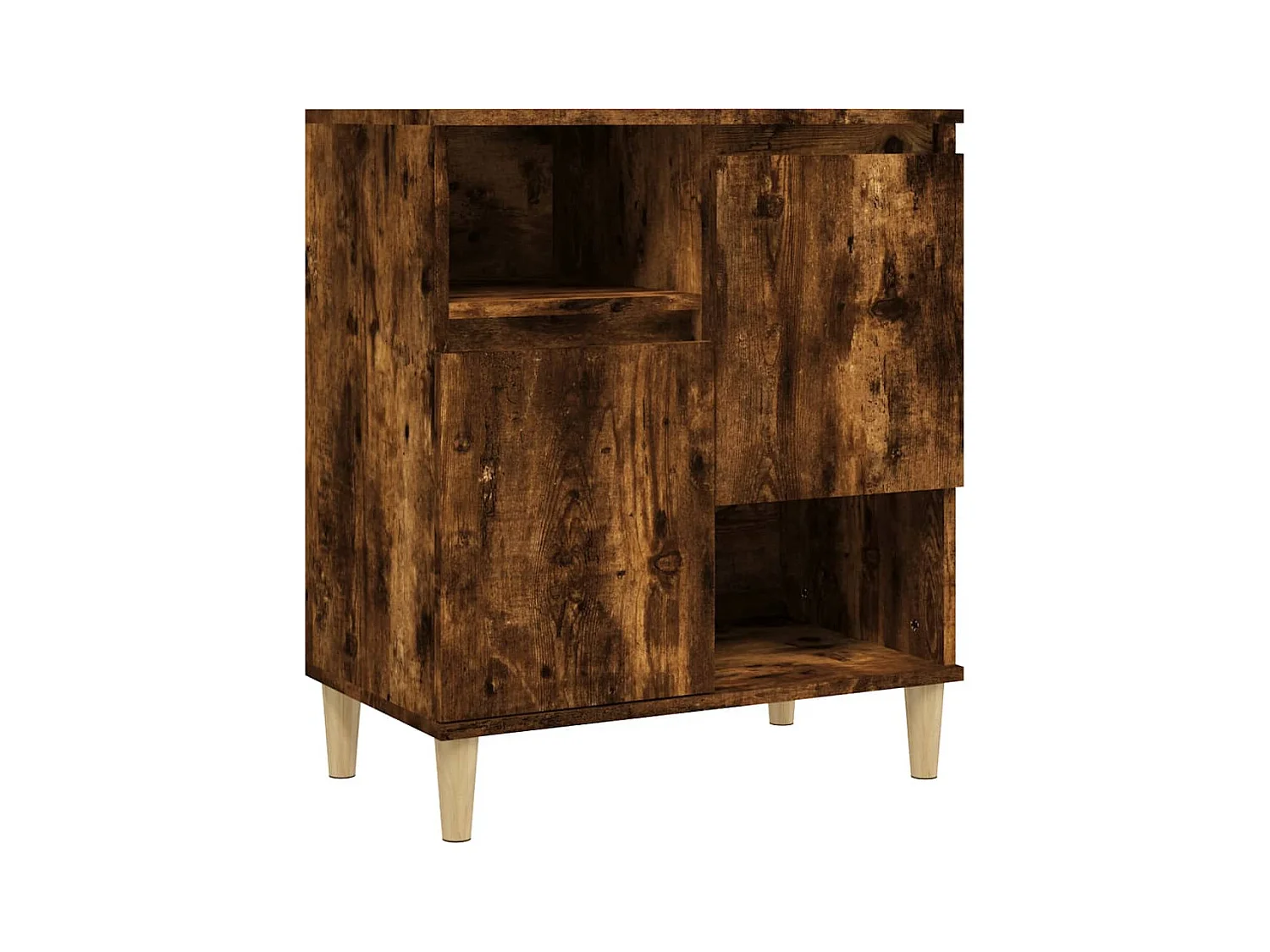 Buffet Chêne fumé 60x35x70 Bois d'ingénierie