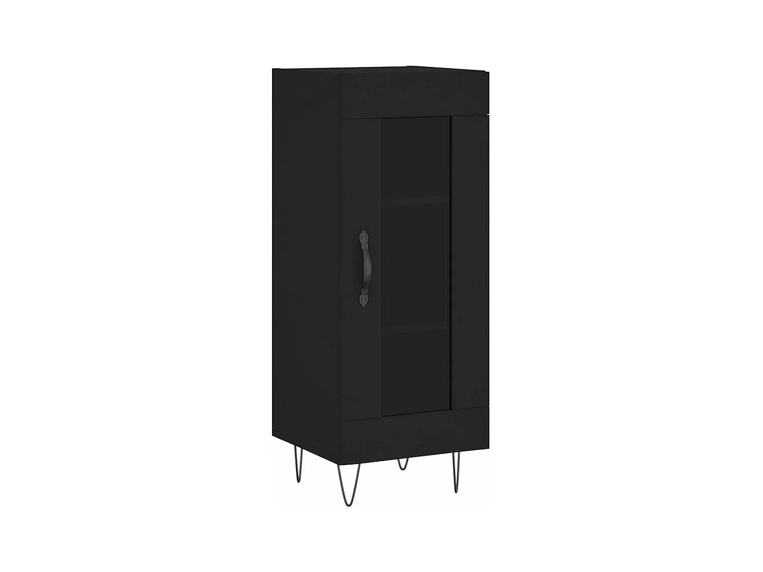 Buffet Noir 34,5x34x90 Bois d'ingénierie