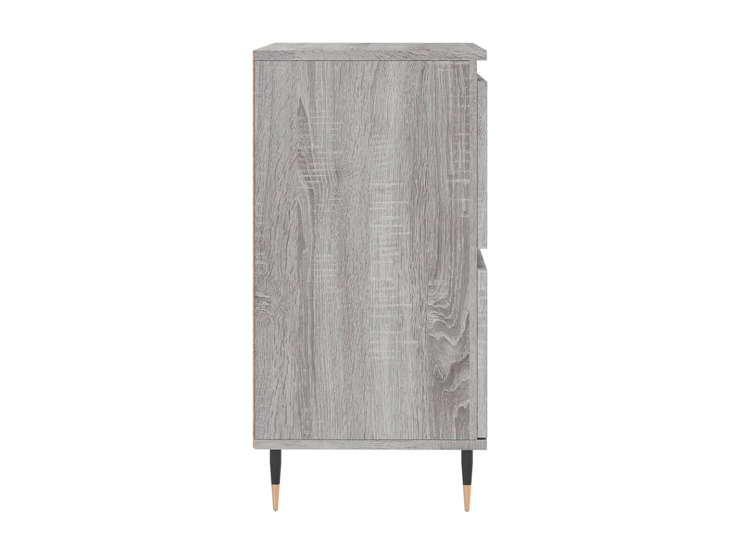 Buffets 3 pcs Sonoma gris Bois d'ingénierie