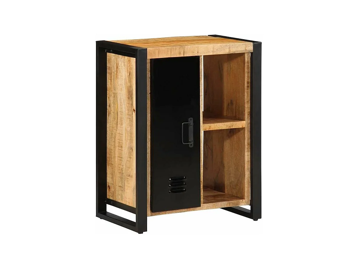 Buffet 55x35x70 bois de manguier brut massif