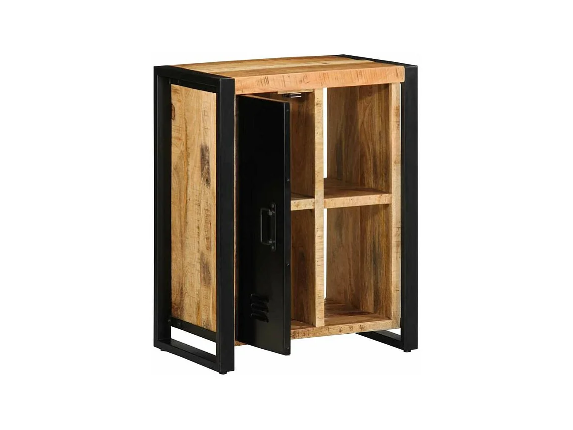 Buffet 55x35x70 bois de manguier brut massif