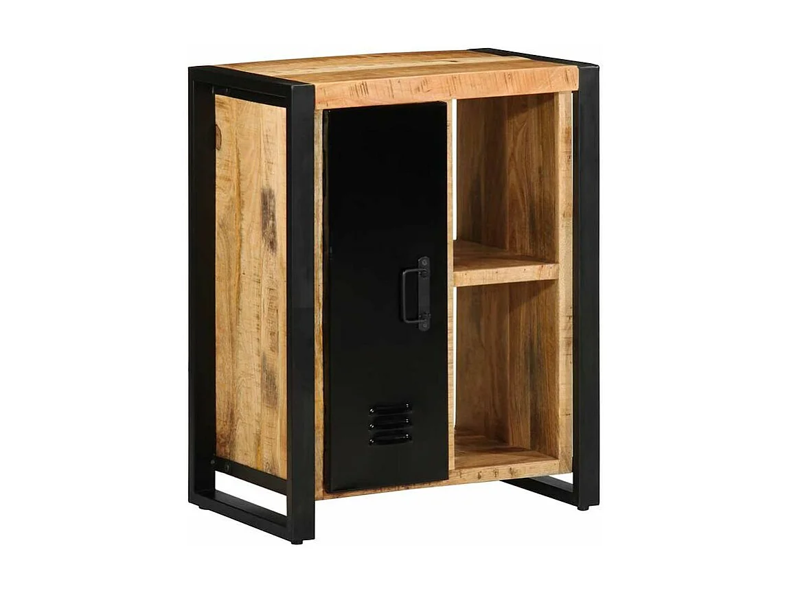 Buffet 55x35x70 bois de manguier brut massif