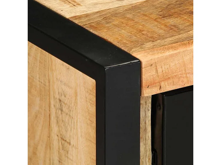 Buffet 55x35x70 bois de manguier brut massif