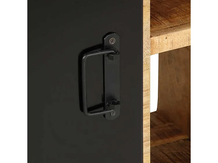 Buffet 55x35x70 bois de manguier brut massif