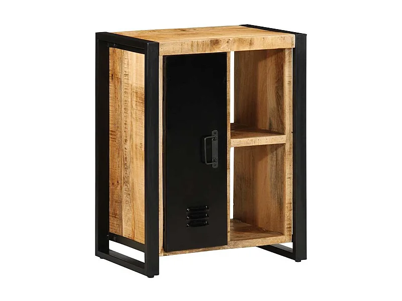 Buffet 55x35x70 bois de manguier brut massif