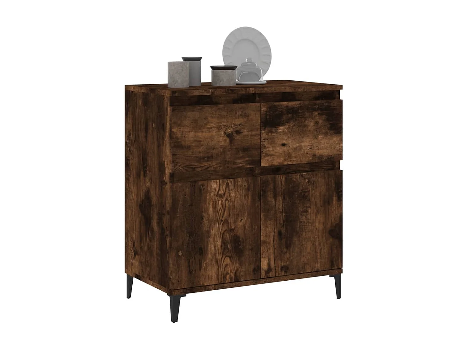 Buffet Chêne fumé 60x35x70 Bois d'ingénierie