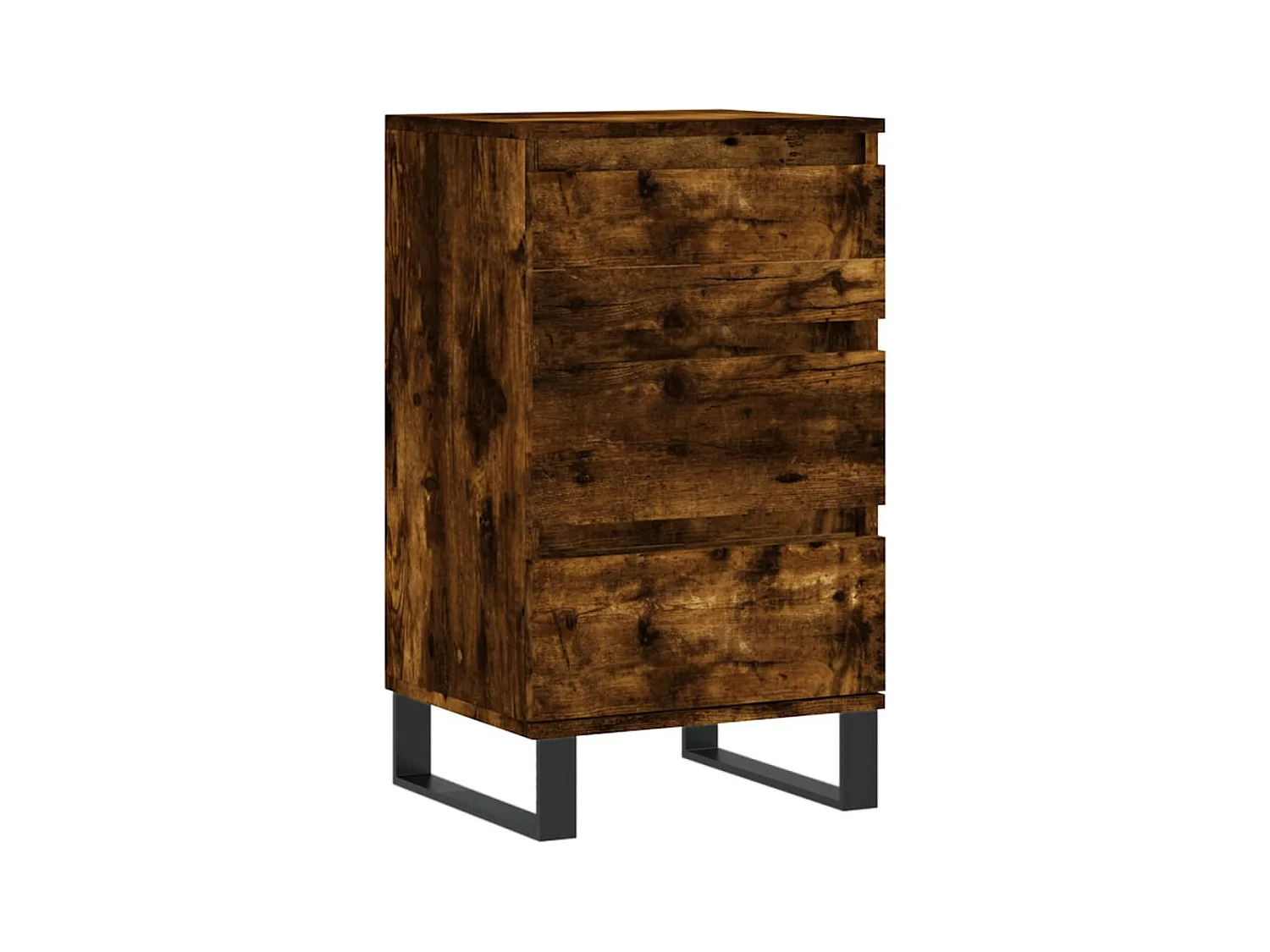 Buffet chêne fumé 40x35x70 bois d'ingénierie