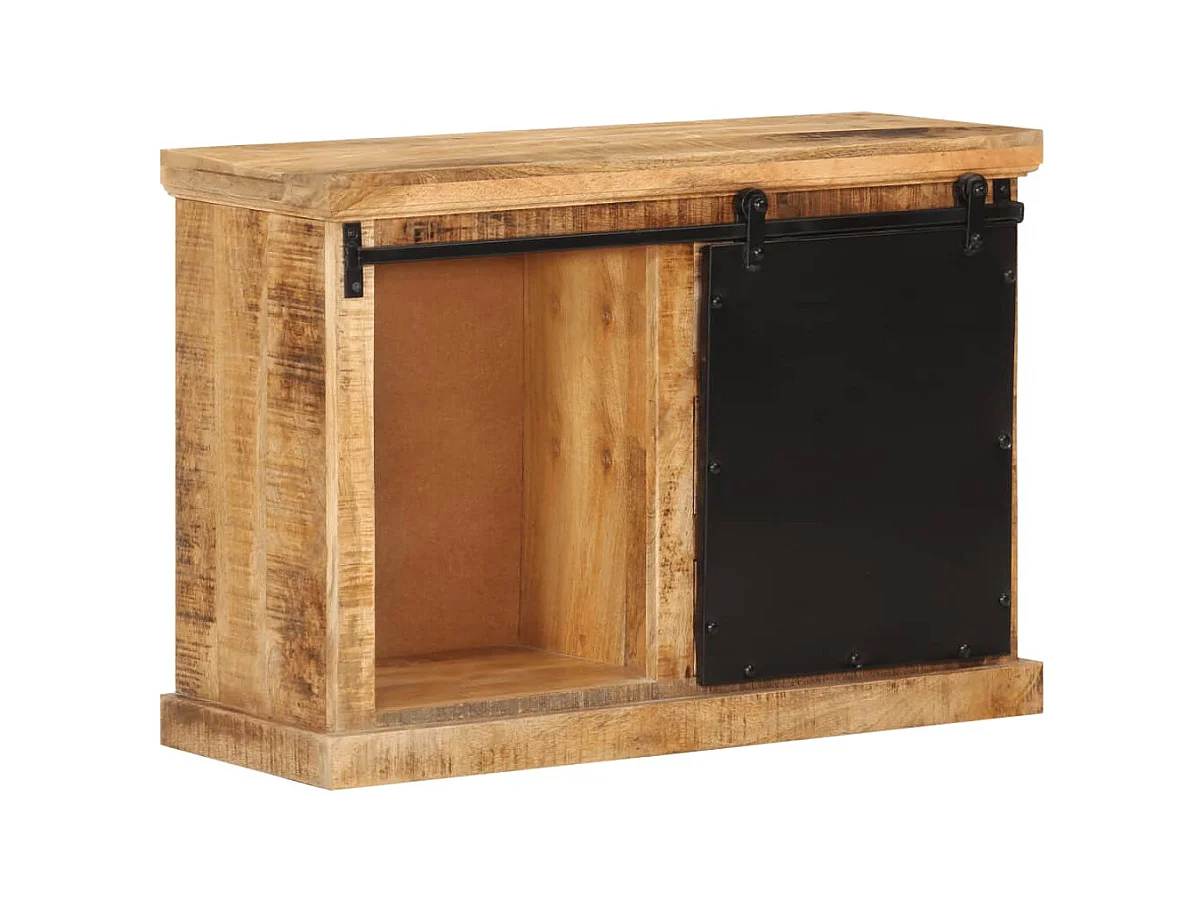 Buffet 80x30x55 bois de manguier brut massif