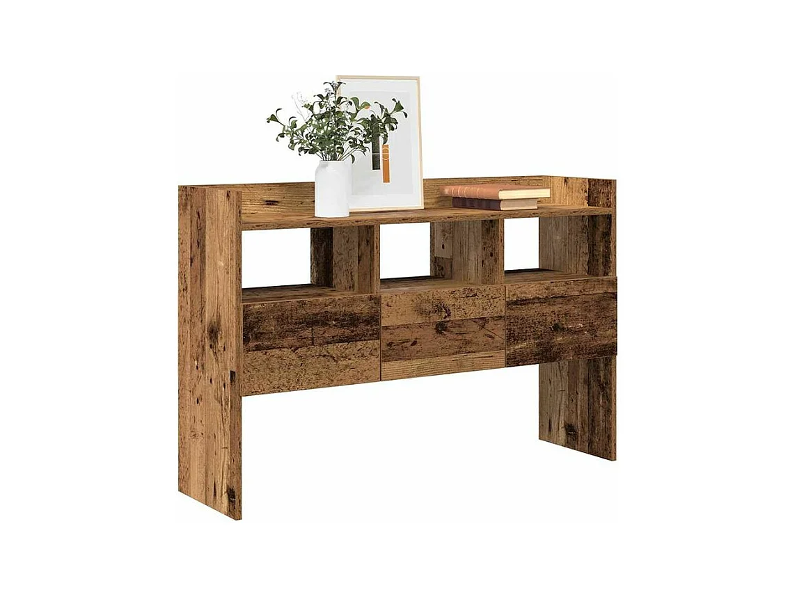 Buffet vieux bois 105x30x70 bois d'ingénierie