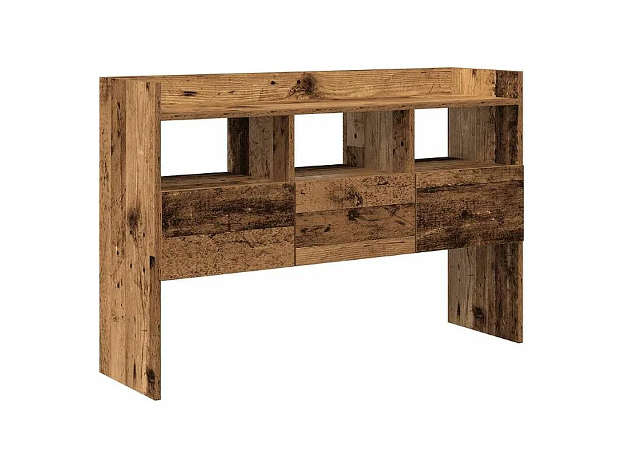 Buffet vieux bois 105x30x70 bois d'ingénierie