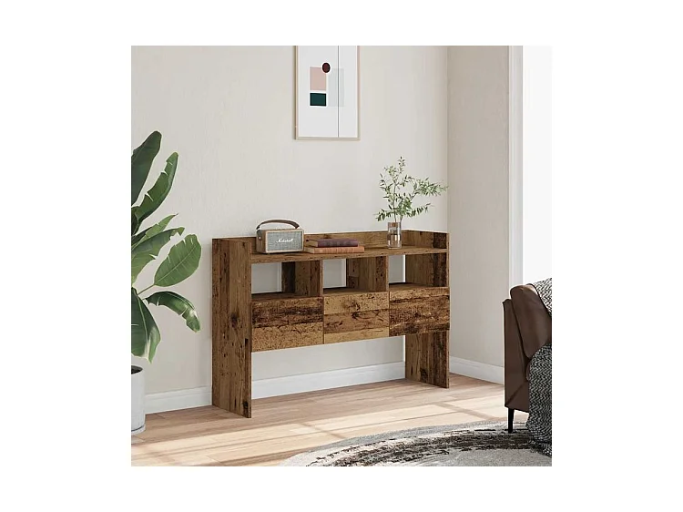 Buffet vieux bois 105x30x70 bois d'ingénierie