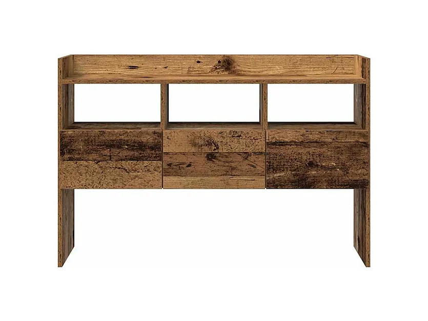 Buffet vieux bois 105x30x70 bois d'ingénierie
