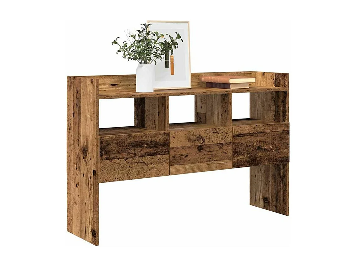 Buffet vieux bois 105x30x70 bois d'ingénierie