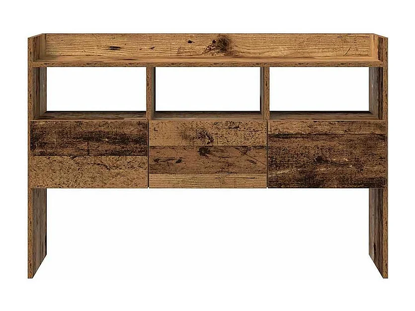 Buffet vieux bois 105x30x70 bois d'ingénierie
