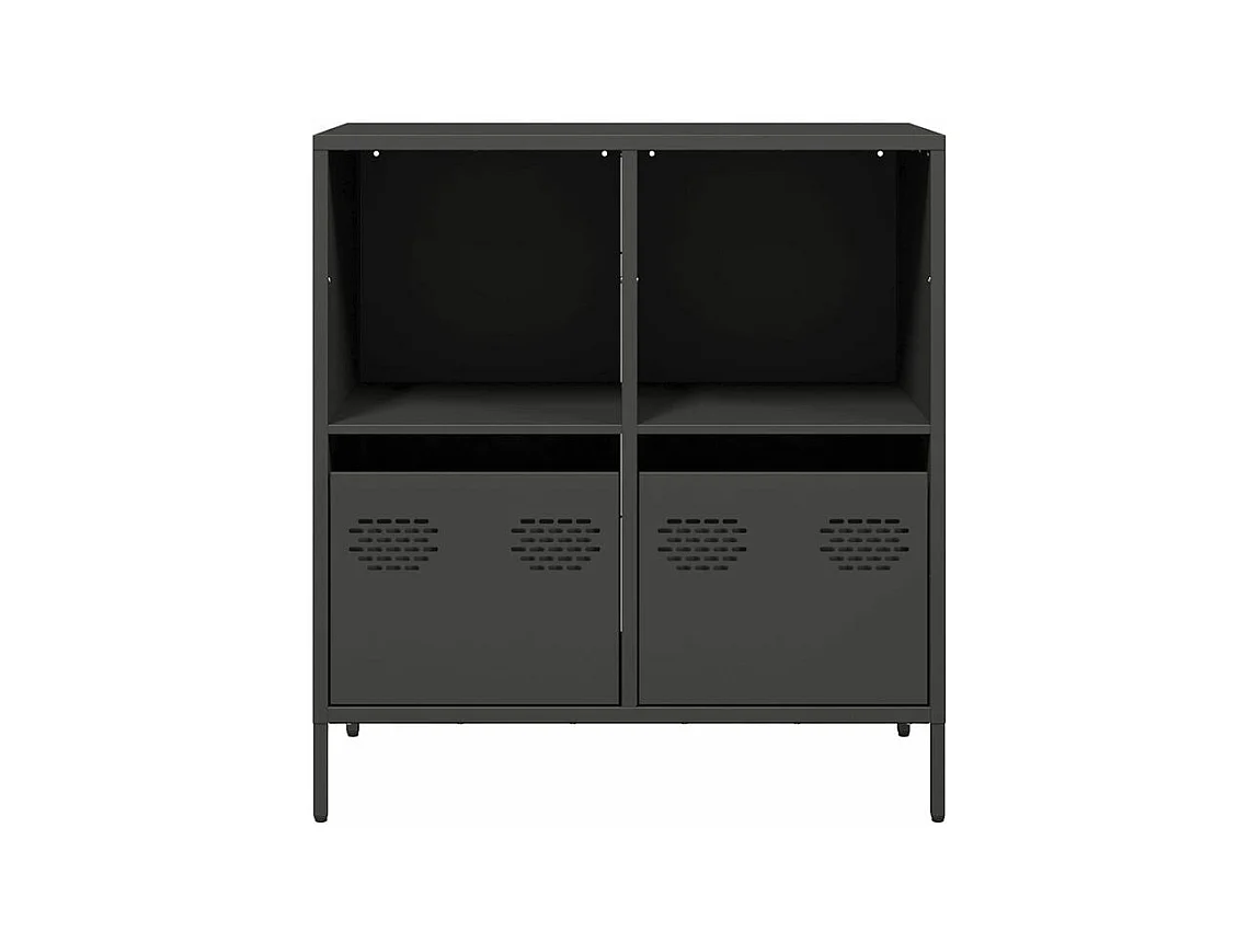 Buffet noir 68x39x73,5 acier laminé à froid