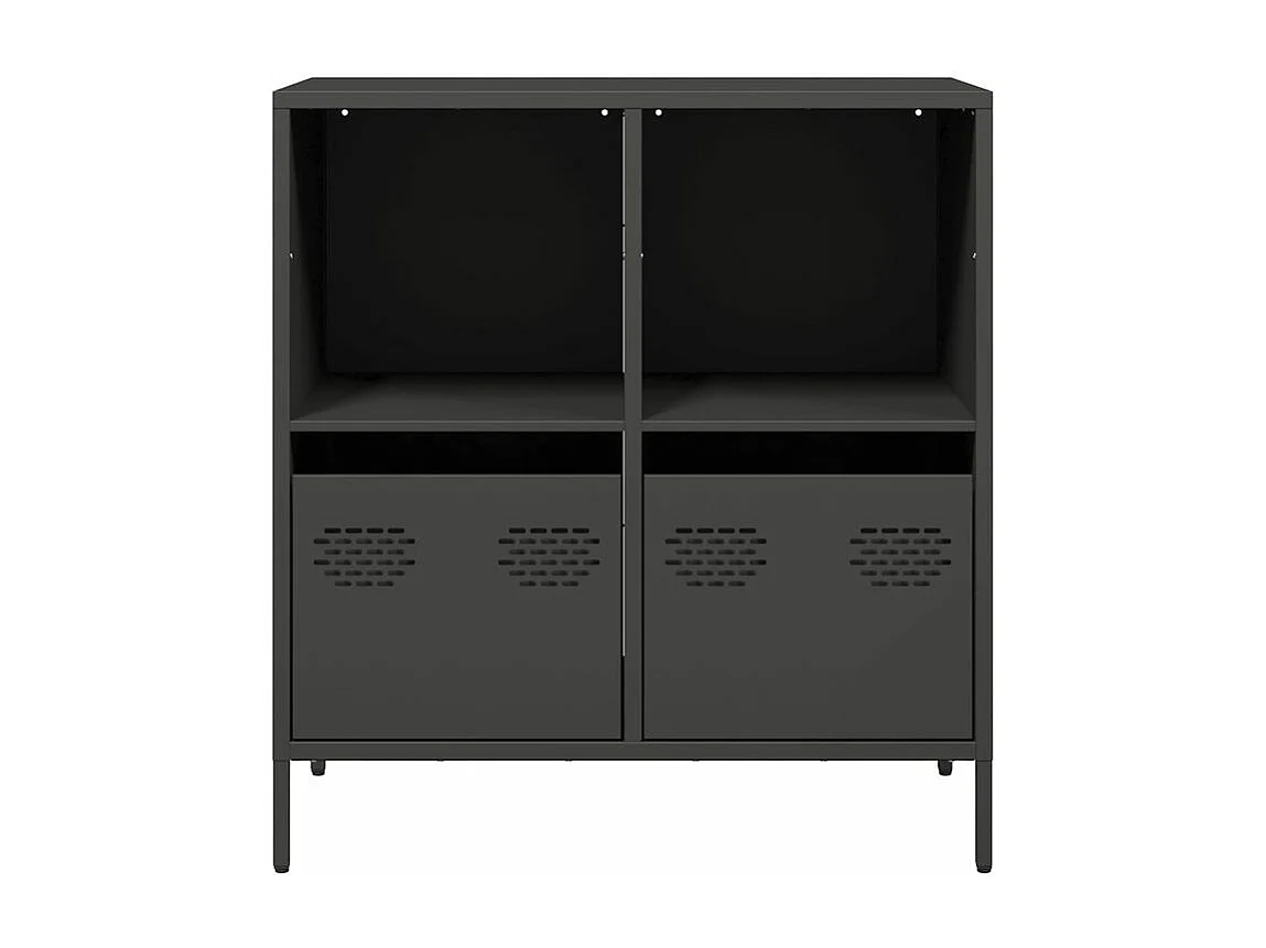 Buffet noir 68x39x73,5 acier laminé à froid