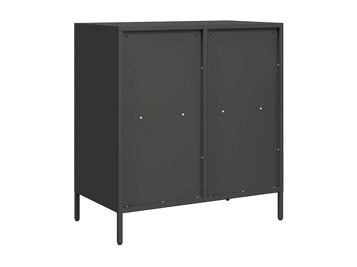 Buffet noir 68x39x73,5 acier laminé à froid