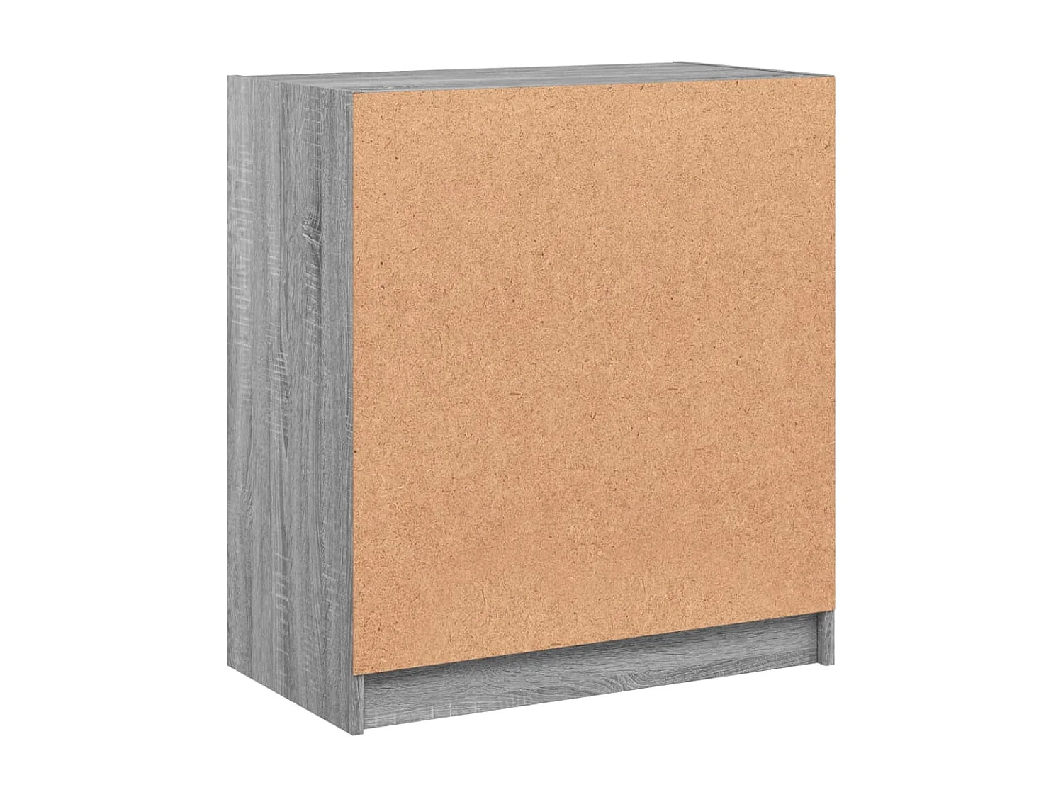 Armoire latérale avec portes en verre sonoma gris 68x37x75,5