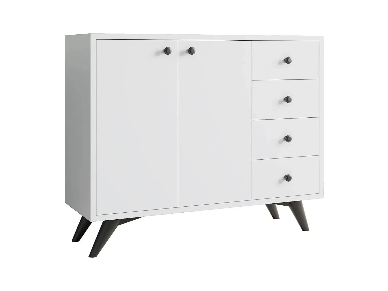 Gabinete multiusos Waga Blanco 100x82x35 cm