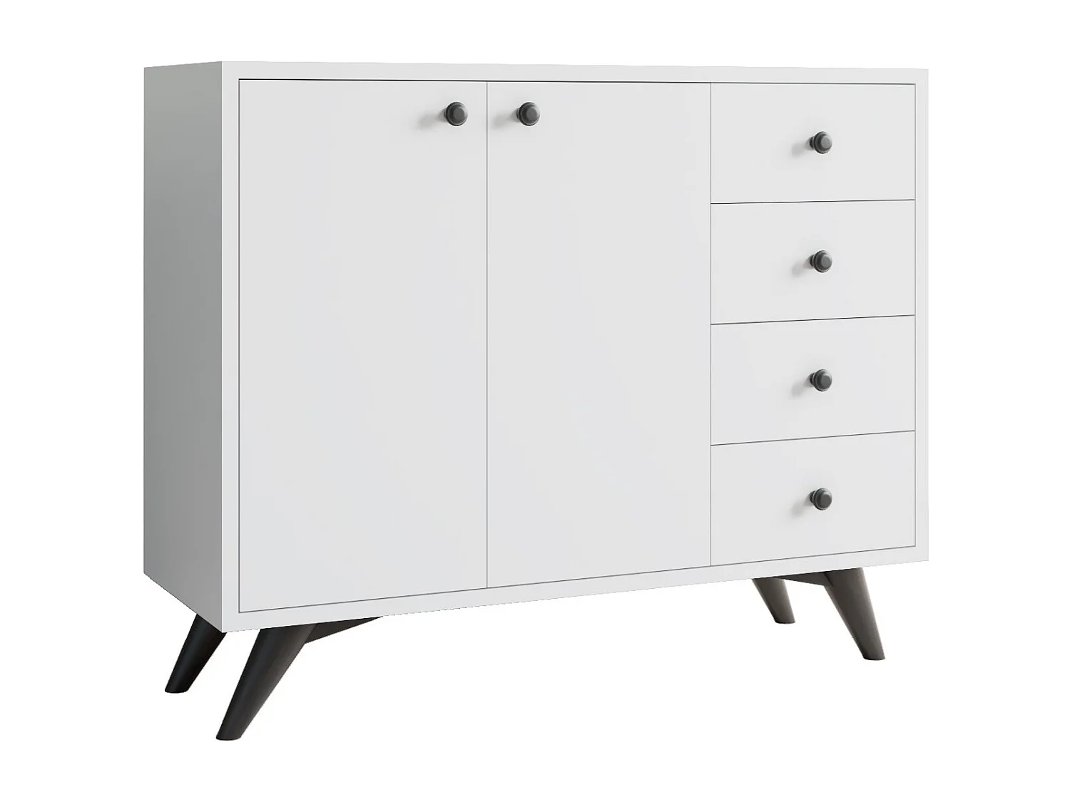 Gabinete multiusos Waga Blanco 100x82x35 cm