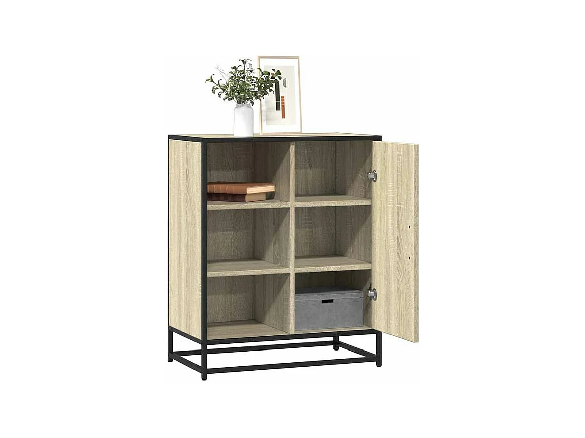 Buffet chêne sonoma 62x35x76 bois d'ingénierie