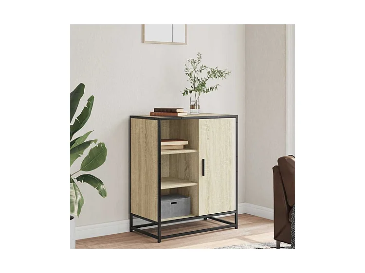 Buffet chêne sonoma 62x35x76 bois d'ingénierie