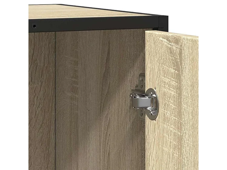 Buffet chêne sonoma 62x35x76 bois d'ingénierie