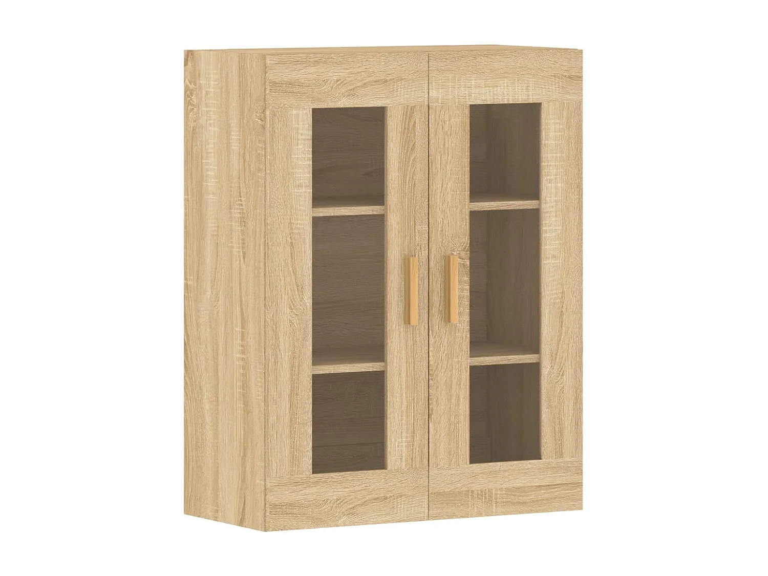 Armoires murales 2 pcs chêne sonoma bois d'ingénierie