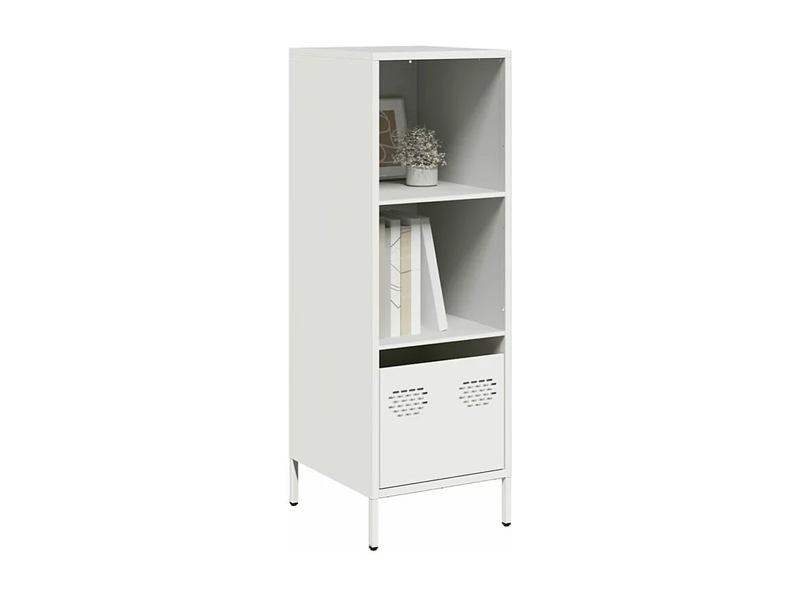 Buffet haut blanc 35x39x103,5 acier