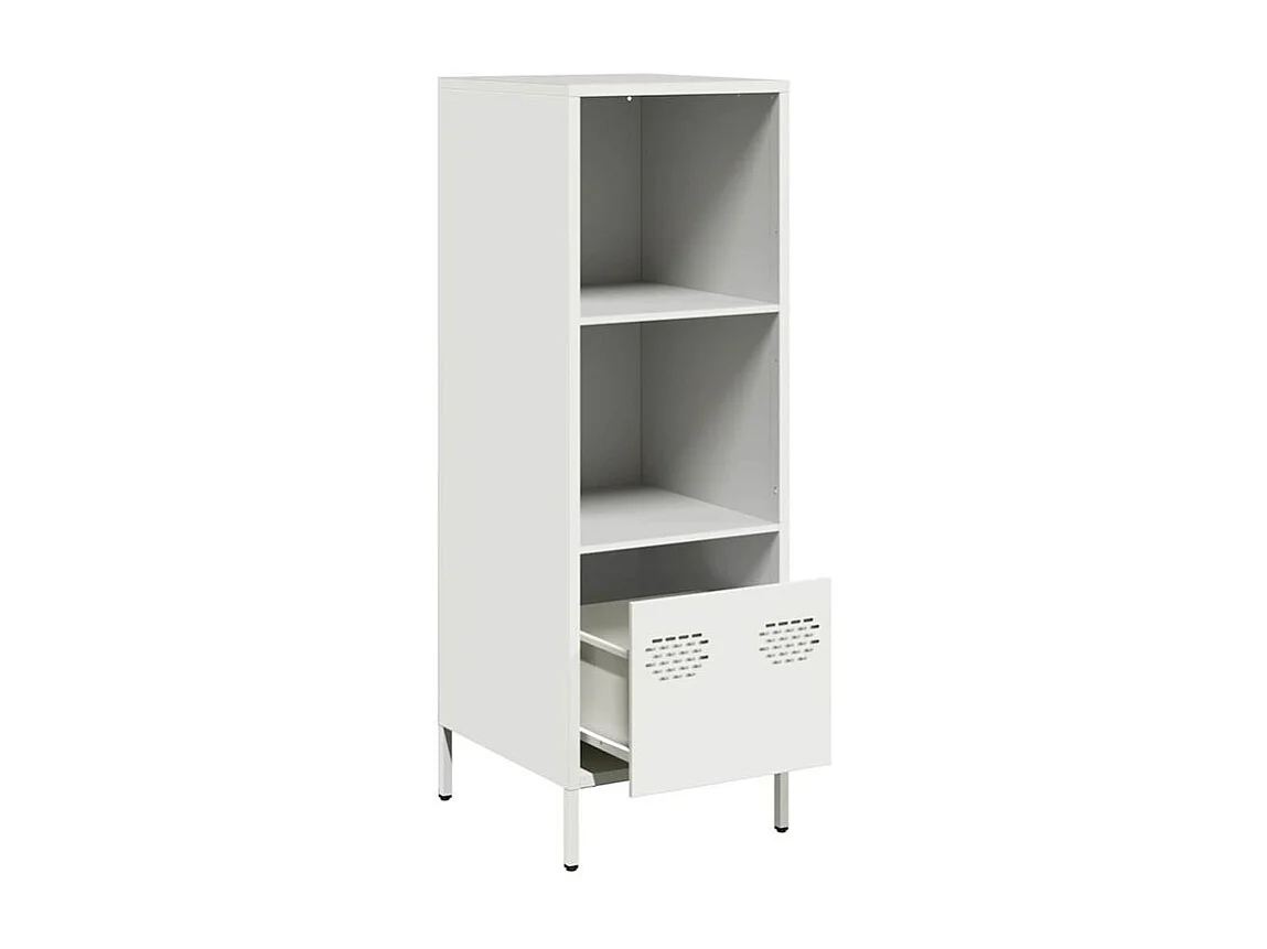 Buffet haut blanc 35x39x103,5 acier